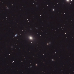 A galaxy cluster